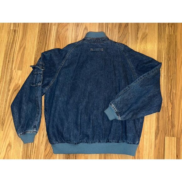 Prezzia Vintage Jean Denim Jacket Unisex Size Large - Picture 10 of 11